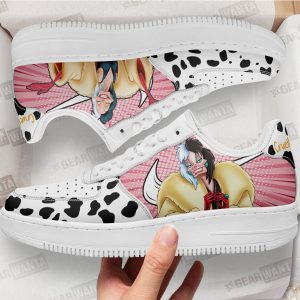 Cruella de Vil Air Sneakers Custom Shoes 2 - PerfectIvy