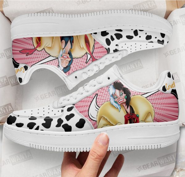 Cruella De Vil Air Sneakers Custom Shoes 2 - Perfectivy