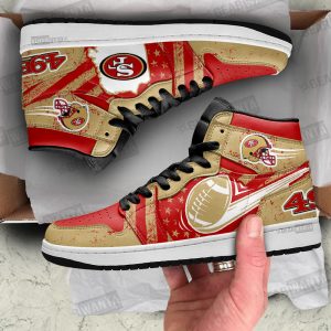 49ers Football Team J1 Shoes Custom For Fans Sneakers TT13 2 - PerfectIvy