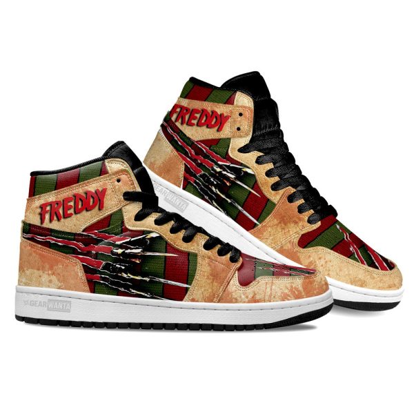 Freddy Krueger Air J1 Shoes Custom A Nightmare On Elm Street Sneakers 1 - Perfectivy