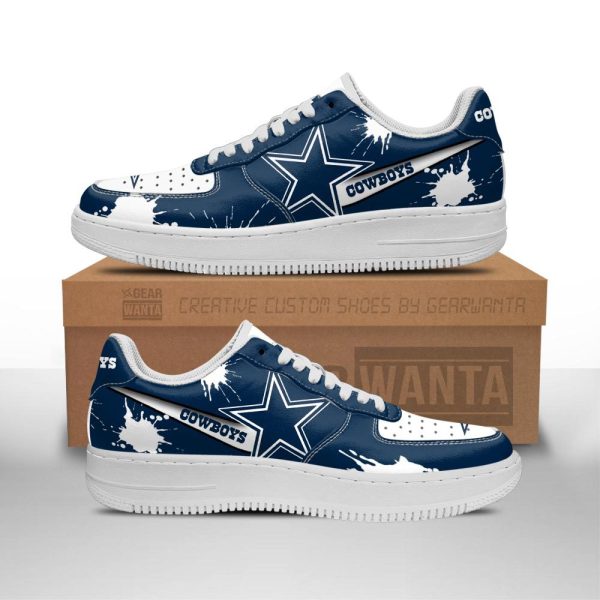 Dallas Cowboys Team Air Sneakers 63Rb-Naf-Gearsnkrs