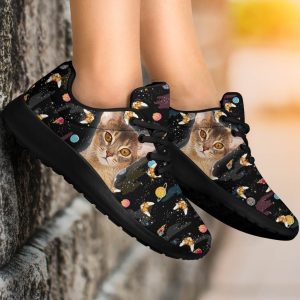 Abyssinian Cat Sneakers Custom Sporty Shoes For Cat Lover-Gearsnkrs
