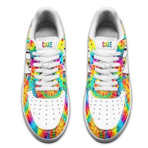 Adventure Time Cake Air Sneakers Custom Tie Dye Style 3 - Perfectivy