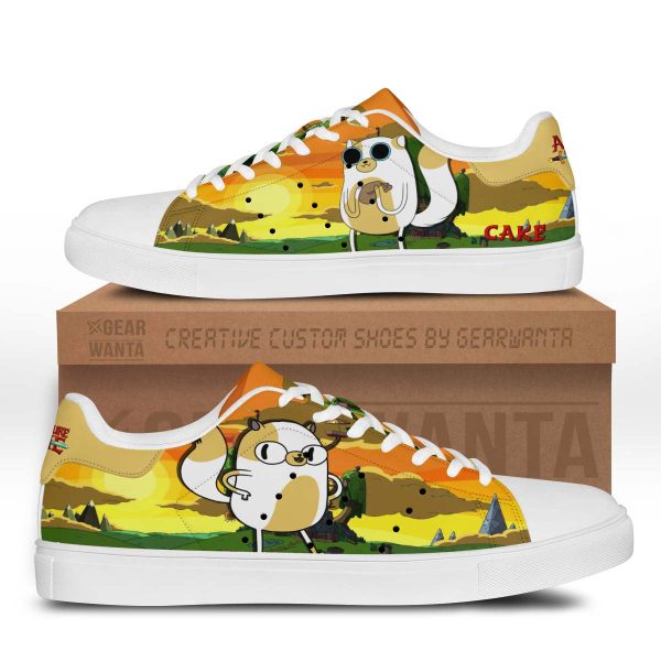 Adventure Time Cake Skate Shoes Custom-Gearsnkrs