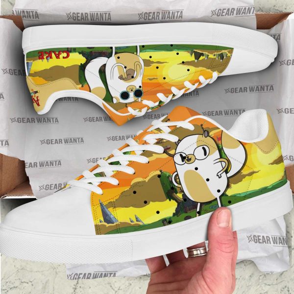 Adventure Time Cake Skate Shoes Custom-Gearsnkrs