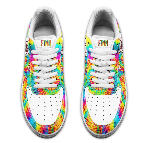 Adventure Time Finn The Human Air Sneakers Custom Tie Dye Style 2 - Perfectivy