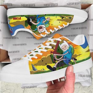 Adventure Time Finn Skate Shoes Custom-Gearsnkrs