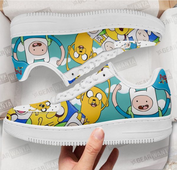 Adventure Time Finn And Jake Rogers Air Sneakers-Gearsnkrs