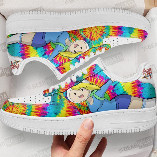 Adventure Time Fionna Air Sneakers Custom Tie Dye Style 2 - Perfectivy