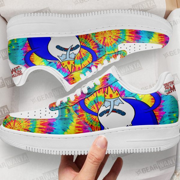 Adventure Time Ice King Air Sneakers Custom Tie Dye Style 2 - Perfectivy