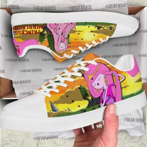 Adventure Time Princess Bubblegum Skate Shoes Custom-Gearsnkrs