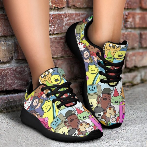 Adventure Time Sneakers Sporty Shoes Funny Gift Idea Pt19-Gearsnkrs