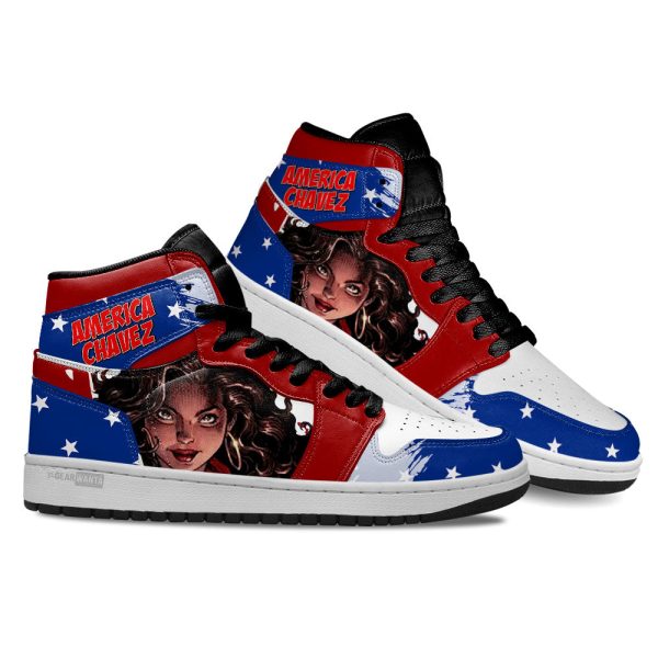 America Chavez J1 Sneakers Custom For Movies Fans 3 - Perfectivy