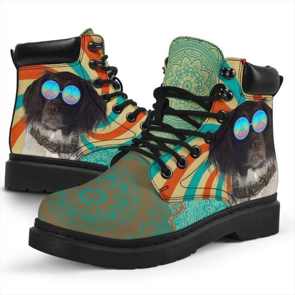 American Water Spaniel Dog Boots Shoes Hippie Style-Gearsnkrs
