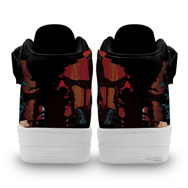 Annabelle Shoes Air Mid Custom Sneakers For Horror Fans-Gearsnkrs