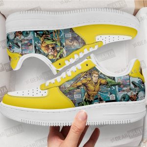 Aquaman Air Sneakers Custom Superhero Comic Shoes 1 - PerfectIvy