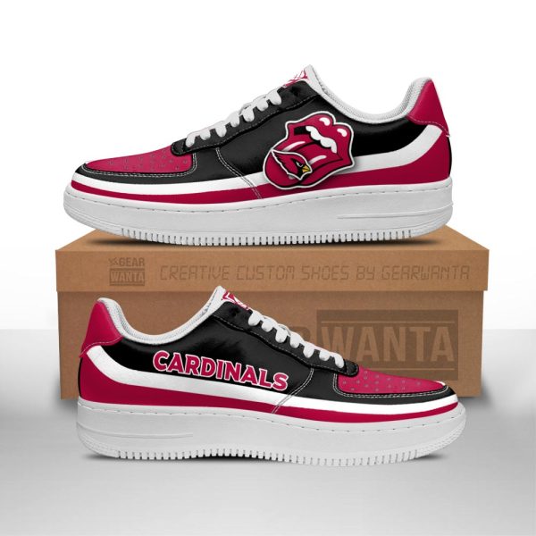 Arizona Cardinals Air Sneakers Custom Force Shoes Sexy Lips For Fans-Gearsnkrs