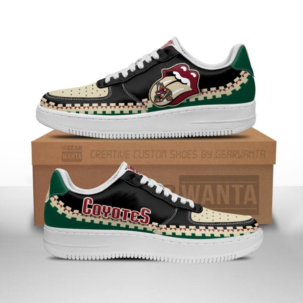 Arizona Coyotes Air Sneakers Custom Force Shoes Sexy Lips For Fans-Gearsnkrs