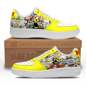 Asterix Air Sneakers Custom Superhero Comic Shoes 2 - PerfectIvy