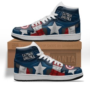 Captain America Air J1 Shoes Custom Uniform 1 - PerfectIvy
