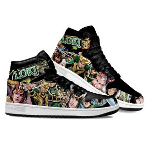 Loki Air J1 Shoes Custom Comic Style For Fans 2 - PerfectIvy