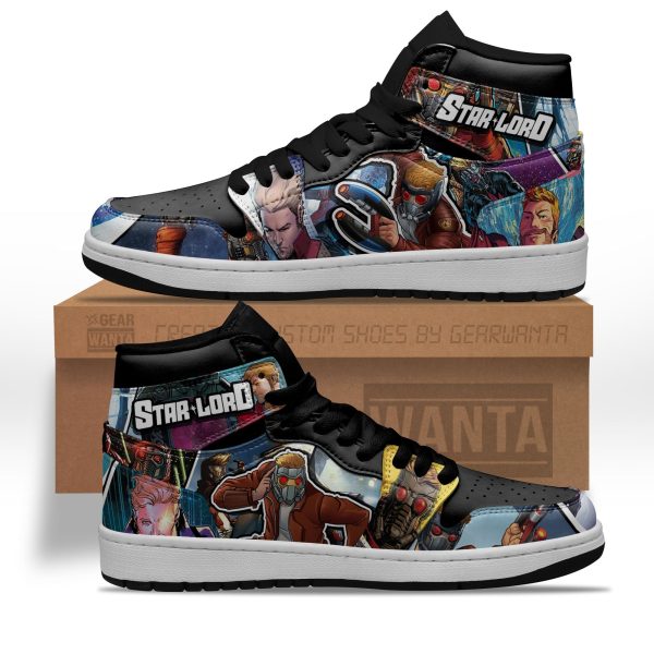 Celestial-Human Star-Lord Air J1 Shoes Custom Comic Style 1 - Perfectivy