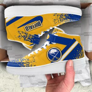 B. Sabres Air Mid Shoes Custom Hockey Sneakers Fans-Gear Wanta