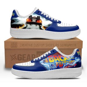 Back To The Future Custom Air Sneakers QD11 1 - PerfectIvy