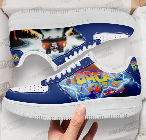 Back To The Future Custom Air Sneakers Qd11 2 - Perfectivy