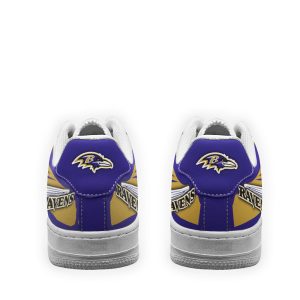 Baltimore Ravens Air Shoes Custom Naf Sneakers For Fans-Gearsnkrs