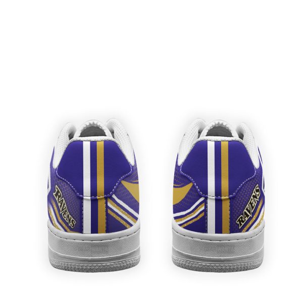 Baltimore Ravens Air Sneakers Custom Force Shoes For Fans-Gearsnkrs