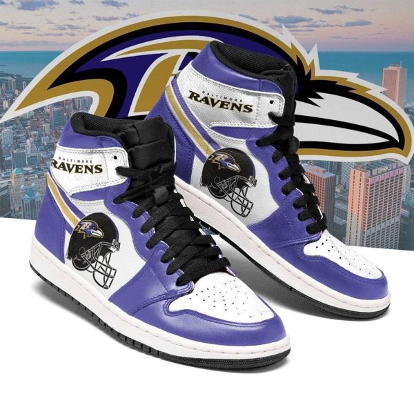Baltimore Ravens Custom Shoes Sneakers Jd Sneakers Hig-Gearsnkrs