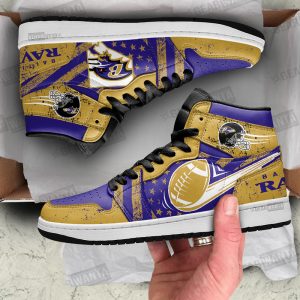 Baltimore Ravens Football Team J1 Shoes Custom For Fans Sneakers TT13 2 - PerfectIvy