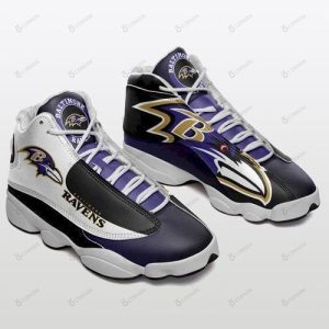 Baltimore Ravens J13 Sneakers Custom For Fans-Gear Wanta