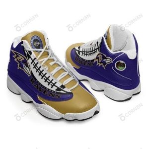 Baltimore Ravens Shoes Air Jd13 Sneakers Custom For Fans-Gear Wanta