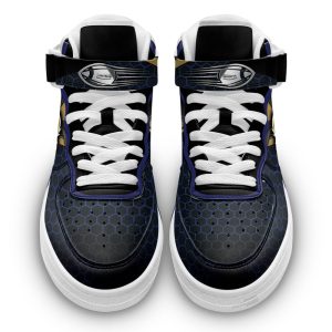 Baltimore Ravens Sneakers Custom Air Mid Shoes For Fans-Gearsnkrs