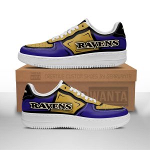 Baltimore Ravens Air Sneakers Custom NAF Shoes For Fan-Gear Wanta