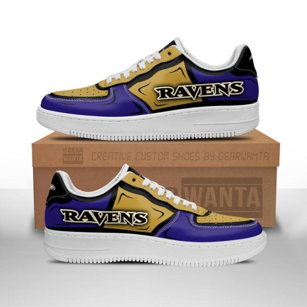 Baltimore Ravens Air Sneakers Custom Naf Shoes For Fan-Gearsnkrs