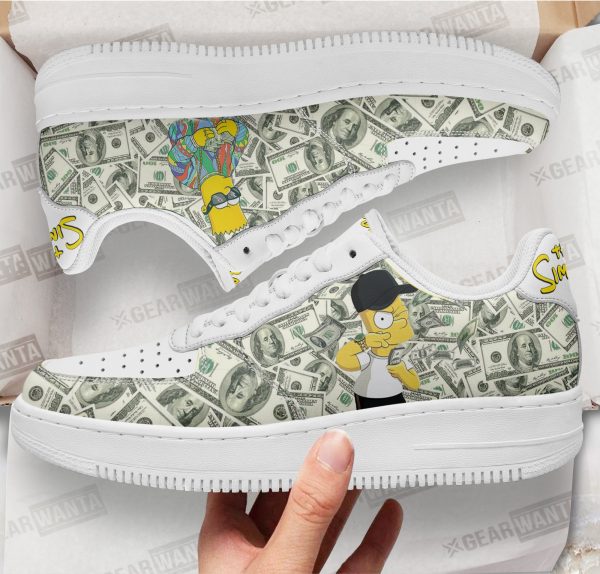 Bart Simpson Air Sneakers Custom Simpson Cartoon Shoes 1 - Perfectivy
