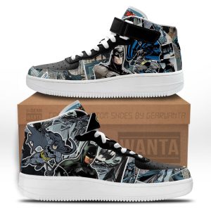 Batman Air Mid Shoes Custom Sneakers Fans-Gear Wanta