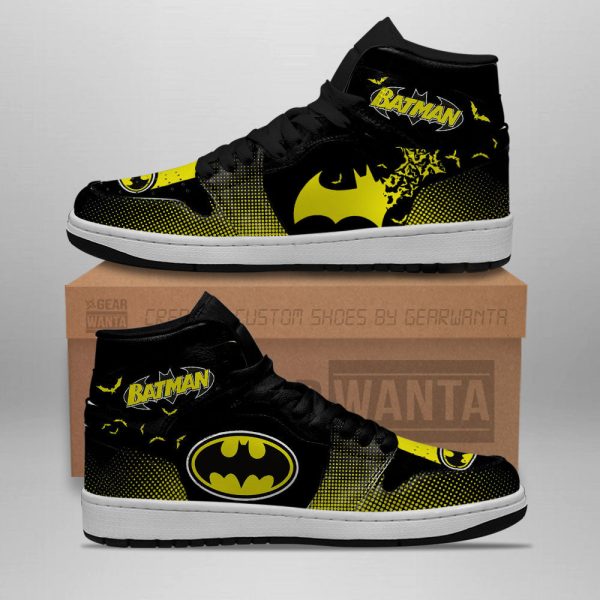 Batman Air J1 Shoes Custom Superhero Jd Sneakers 1 - Perfectivy
