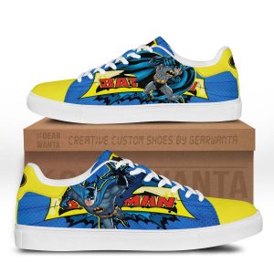 Batman Skate Shoes Custom Super Heroes Cartoon Shoes-Gear Wanta