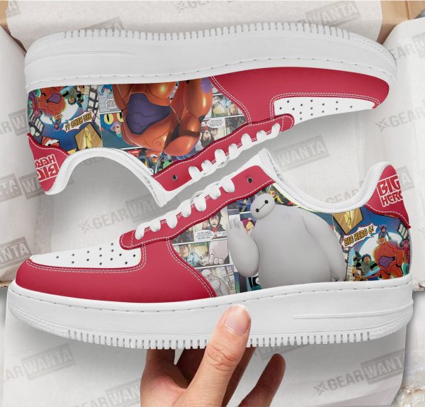 Baymax Air Sneakers Custom Superhero Comic Shoes 1 - Perfectivy