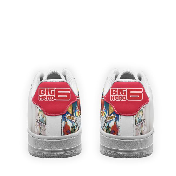Baymax Air Sneakers Custom Superhero Comic Shoes 4 - Perfectivy