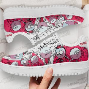 Benson Dunwoody Regular Show Air Sneakers Custom Cartoon Shoes 1 - PerfectIvy
