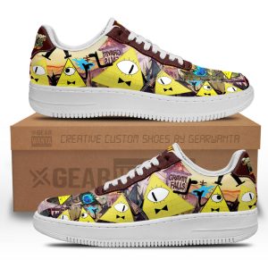 Bill Cipher Gravity Falls Air Sneakers Custom Cartoon Shoes 2 - PerfectIvy
