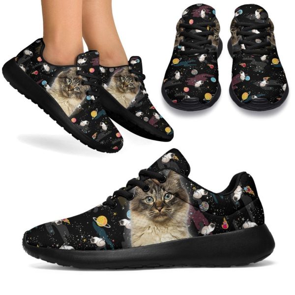 Birman Cat Sneakers Sporty Shoes Funny Cat Lover-Gearsnkrs