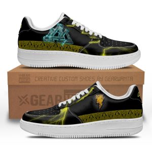 Black Adam Custom Air Sneakers QD24 1 - PerfectIvy