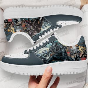 Black Panther Air Sneakers Custom Superhero Comic Shoes 1 - PerfectIvy