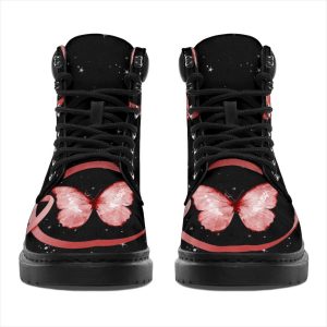 Blood Cancer Awareness Boots Ribbon Butterfly Shoes Gift-Gearsnkrs